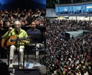 Com plateia lotada, Gilberto Gil emociona em ópera inédita