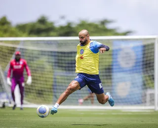 Com treino de finalização, Bahia segue preparação de olho no Palmeiras