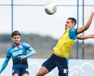 Com treino técnico e tático, Bahia segue preparação focado no Cruzeiro