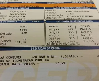 De novo! Conta de luz em agosto será mais cara com bandeira vermelha