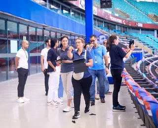 Copa do Mundo feminina 2027: Fifa faz inspeção na Arena Fonte Nova