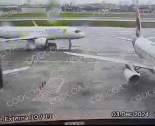 Dois aviões colidem durante taxiamento no Aeroporto de Congonhas