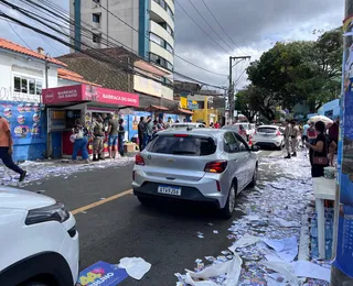 Eleições: congestionamento é registrado em Brotas; veja vídeo