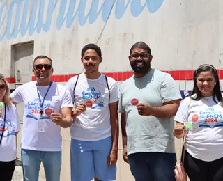 Enem: alunos de Feira de Santana participam de ação de acolhimento da SEC