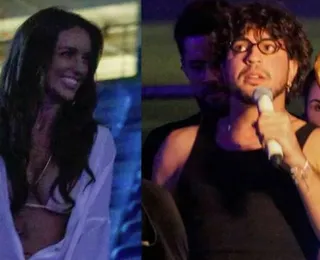 Está rolando? Rafa Kalimann tenta despistar romance com Nattan em show