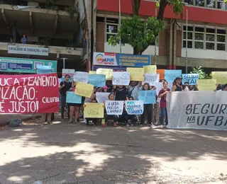 Estudantes da UFBA protestam e pedem mais segurança no Canela