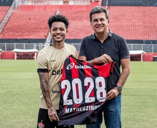 Fábio Mota revela interesse de outros clubes em Matheusinho: "Já sabíamos"