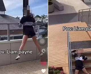 Jovem causam fúria na web ao imitar circunstâncias da morte de Liam Payne