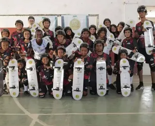 Lauro de Freitas recebe projeto Educa Skate para crianças e adolescentes