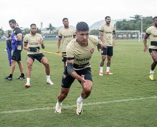 No Rio de Janeiro, Vitória inicia preparação para pegar o Botafogo