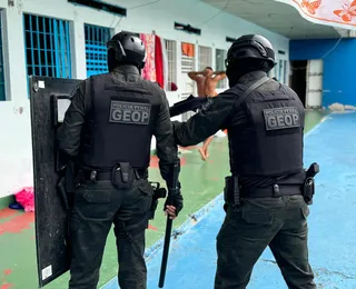 Aláfia: Forças de Segurança atuam em Presídio da Bahia contra facções