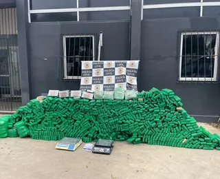 Polícia apreende 1 tonelada de drogas no interior da Bahia