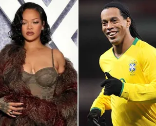 Rihanna revela torcida pelo Brasil e admiração por Ronaldinho