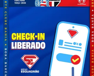 Torcida do Bahia se revolta por taxa em check-in; clube alega erro