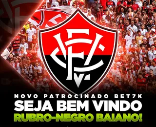 Vitória anuncia acordo com Bet7k em maior patrocínio da história