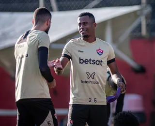 Vitória faz penúltimo treino antes de enfrentar o Bragantino; confira