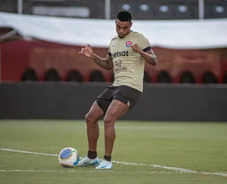 Vitória faz penúltimo treino antes de enfrentar o Fluminense