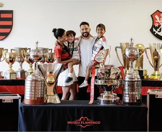 Xodós! Filhos de Everton Ribeiro recebem presente do Flamengo