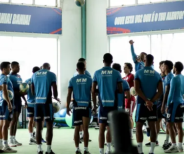 Em meio a fortes chuvas, Bahia segue preparação para jogo com o Cuiabá - Imagem