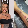 Andressa Urach cobre tatuagem para ex-namorado: "Cassi-outro" imagem