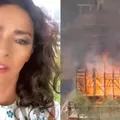 Atriz da Globo revela momento de pânico com incêndio: "Queimou muito" imagem