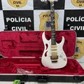Avaliada em R$ 50 mil, guitarra furtada há seis meses é recuperada imagem