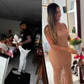 Davi Brito distribui flores em restaurante de Salvador no Dia da Mulher imagem