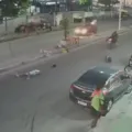 Vídeo: homem atropela casal em Salvador após empinar moto imagem