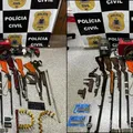 Polícia encontra fábrica clandestina de armas no interior imagem
