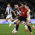 United sai na frente, mas empate com a Real Sociedad na Europa League imagem