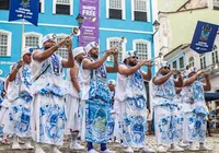 Afoxé Filhos de Gandhy celebra 76 anos com show no Pelourinho imagem