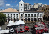 Após incêndio, paço da Câmara de Salvador é interditado