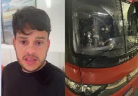 Thiago Aquino reage após tiros a ônibus da sua banda: "Assustado"