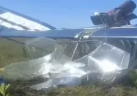 Avião de pequeno porte cai no interior da Bahia e deixa feridos imagem