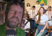 Banda sul-coreana de ‘K-samba’ estreia na folia ao lado de Saulo