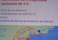 Brasileiros recebem alerta de terremoto no celular; veja locais