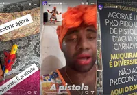Carnaval: Davi Brito diz que não sabia da proibição de pistolas d'água imagem