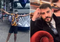 Evaristo Costa usa disfarce para curtir pipoca de Ivete Sangalo imagem