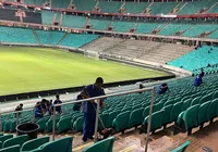 Fonte Nova recebe manutenção para receber jogos em dias seguidos