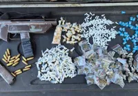 Homem é preso com arma e droga no bairro da Paz