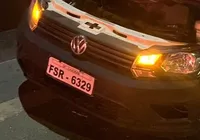 Homem é preso transportando drogas em carro com placa de papel imagem