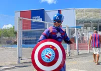 Capitão América do Bahia critica organizadas: "Eles vêm para manchar" imagem