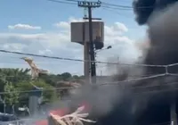 Incêndio atinge área de clube próximo à Codevasf de Juazeiro imagem