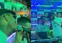 J. Eskine chega “do nada” em bar de Salvador e canta 'Resenha do Arrocha'