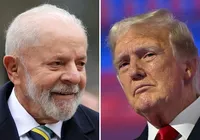 Lula promete reação forte aos EUA após tarifaço de Trump imagem