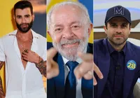 Lula põe em dúvida candidaturas de Gusttavo Lima e Marçal imagem
