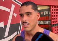 "Me senti em casa", afirma Lucas Halter após estrear pelo Vitória imagem