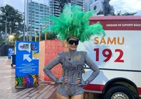 “Me sinto honrada”, diz Gilmelândia ao participar da abertura do Carnaval imagem