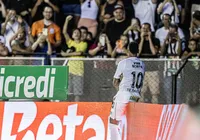 Neymar faz gol olímpico e Santos avança no Paulistão; assista imagem