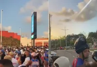 PM explica demora na saída da torcida do Bahia do Barradão imagem